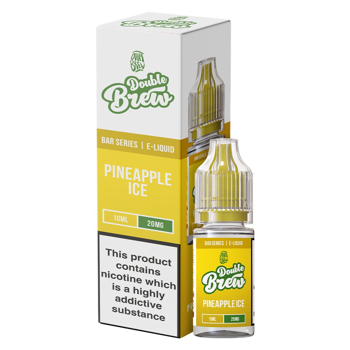 Pineapple Ice Double Brew 10ml Nic Salt By Ohm Brew - Prime Vapes UK
