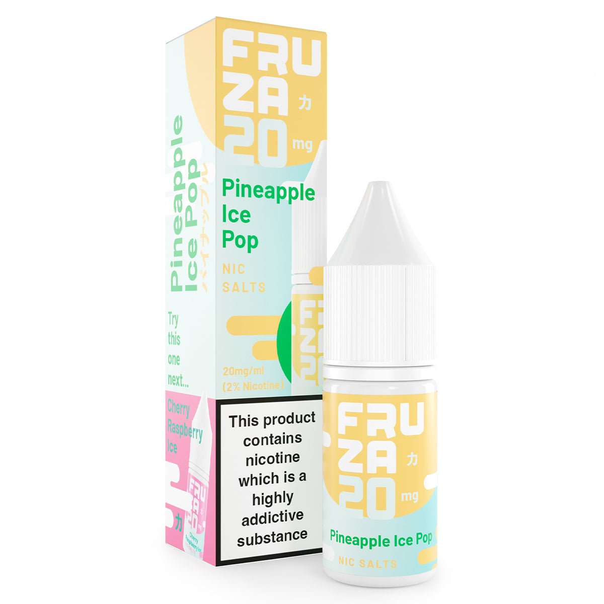 Pineapple Ice Pop 10ml Nic Salt By Fruza - Prime Vapes UK