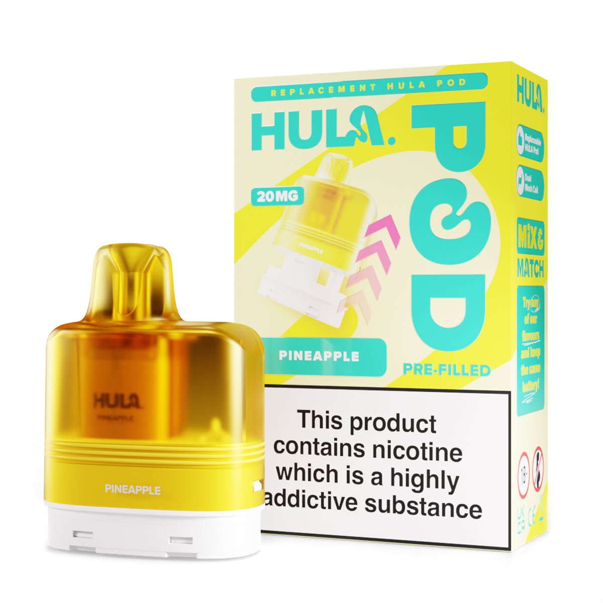 Pineapple Prefilled Pod by Hula - Prime Vapes UK