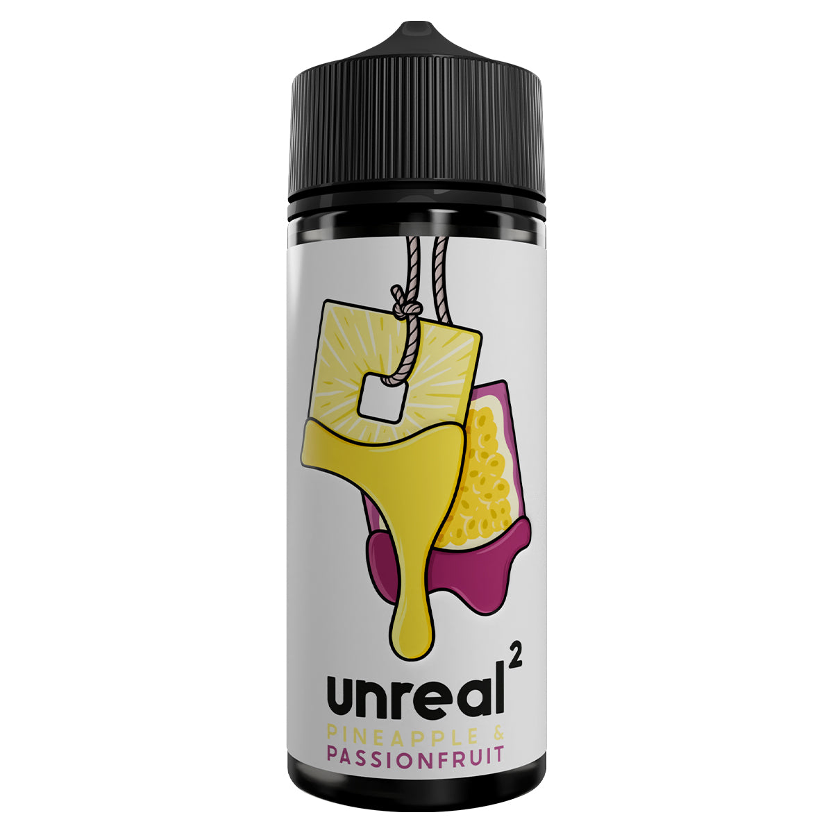 pineapple passionfruit 100ml shortfill vape juice by unreal 2