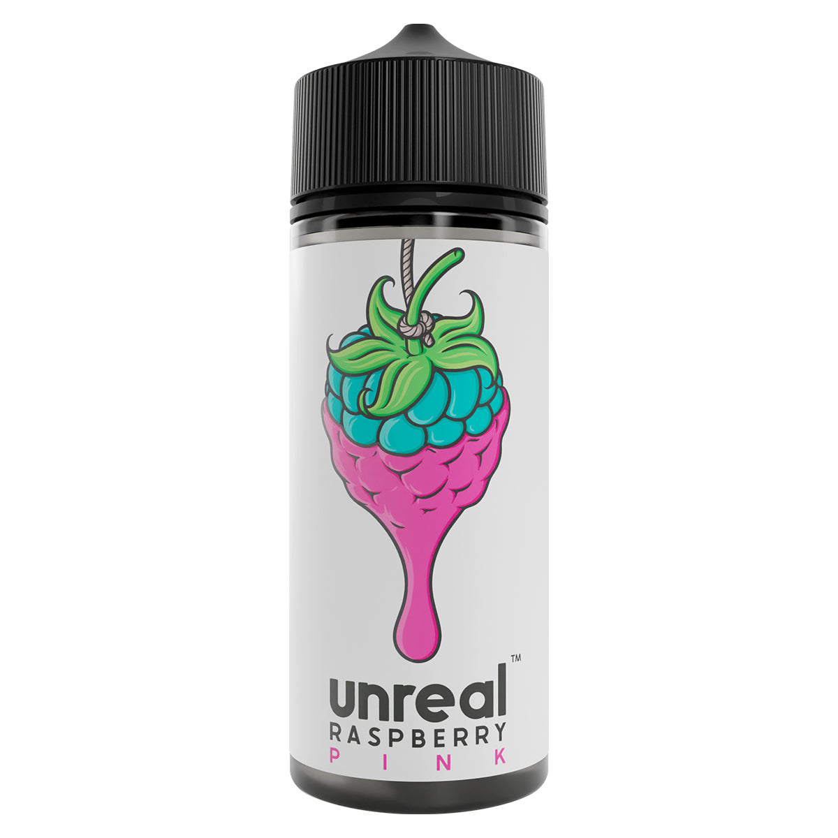 pink 100ml shortfill vape juice by unreal raspberry