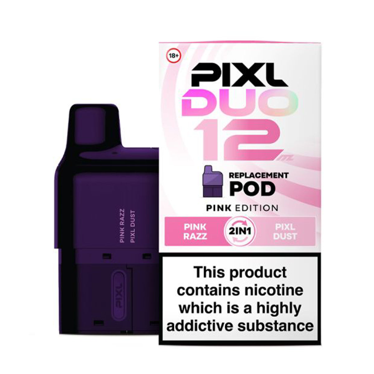 Pink Edition Prefilled Pods by PIXL Duo 12