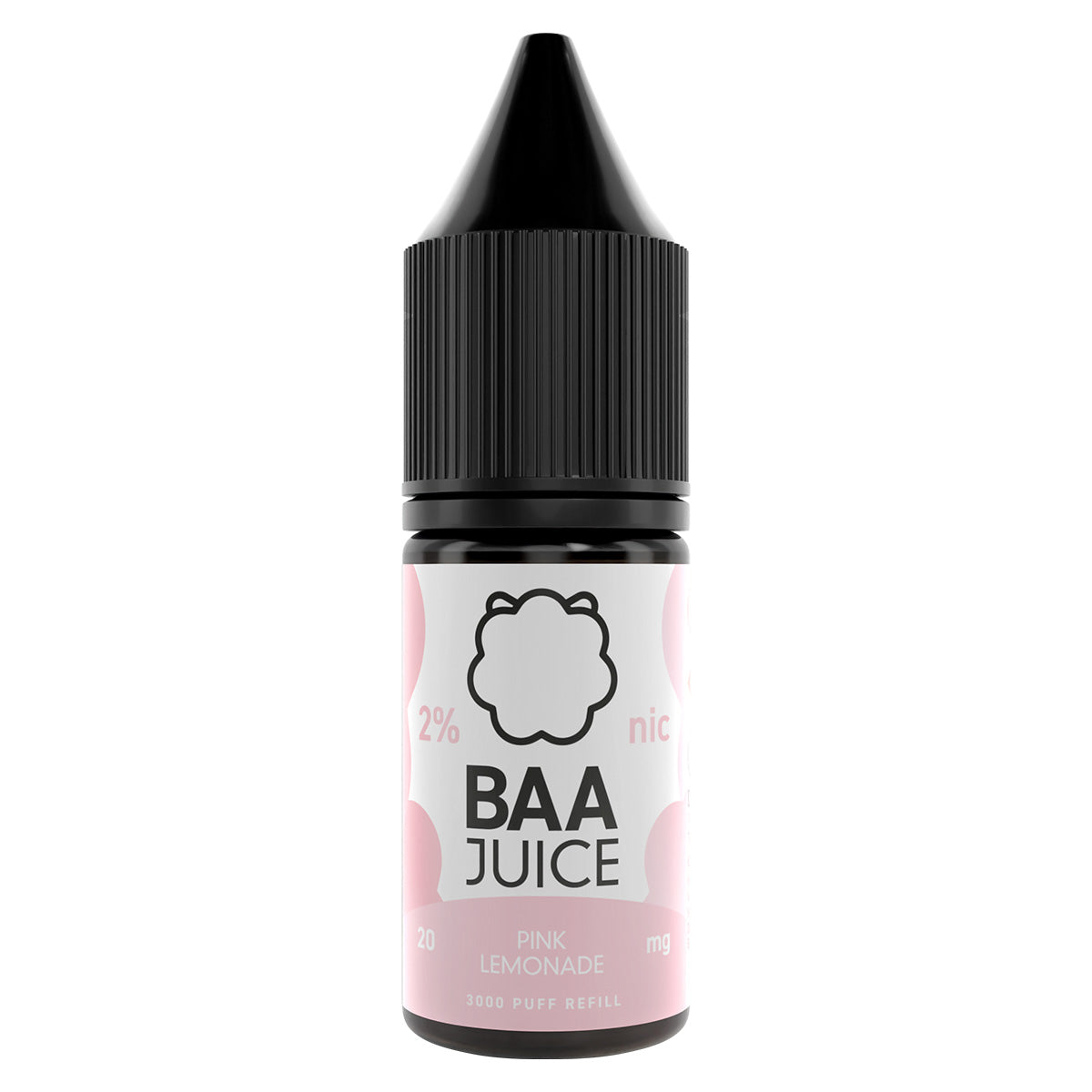 pink lemonade 10ml nic salt vape juice by baa juice - prime vapes uk