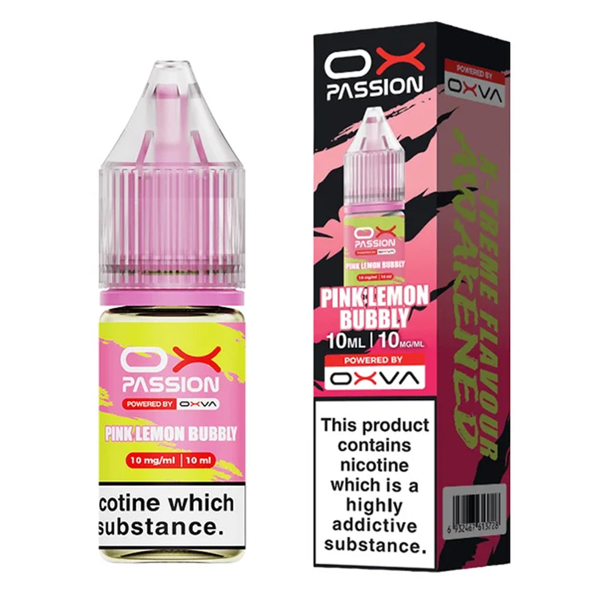 Pink Lemon Bubbly 10ml Nic Salt by OX Passion