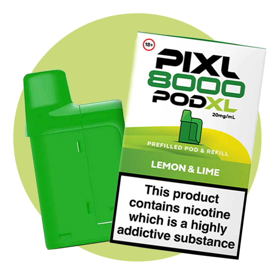 pixl 8000 replacement pre filled pods