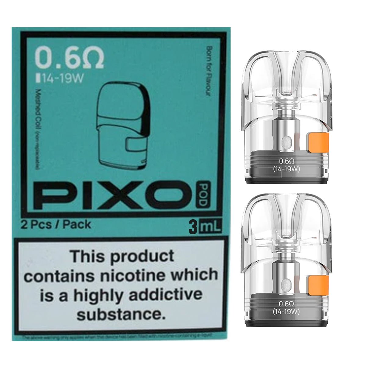 Pixo XL 3ml Replacement Pods By Aspire | XL Pixo Pods Prime Vapes UK Pixo XL 3ml Replacement Pods By Aspire | XL Pixo Pods Prime Vapes UK