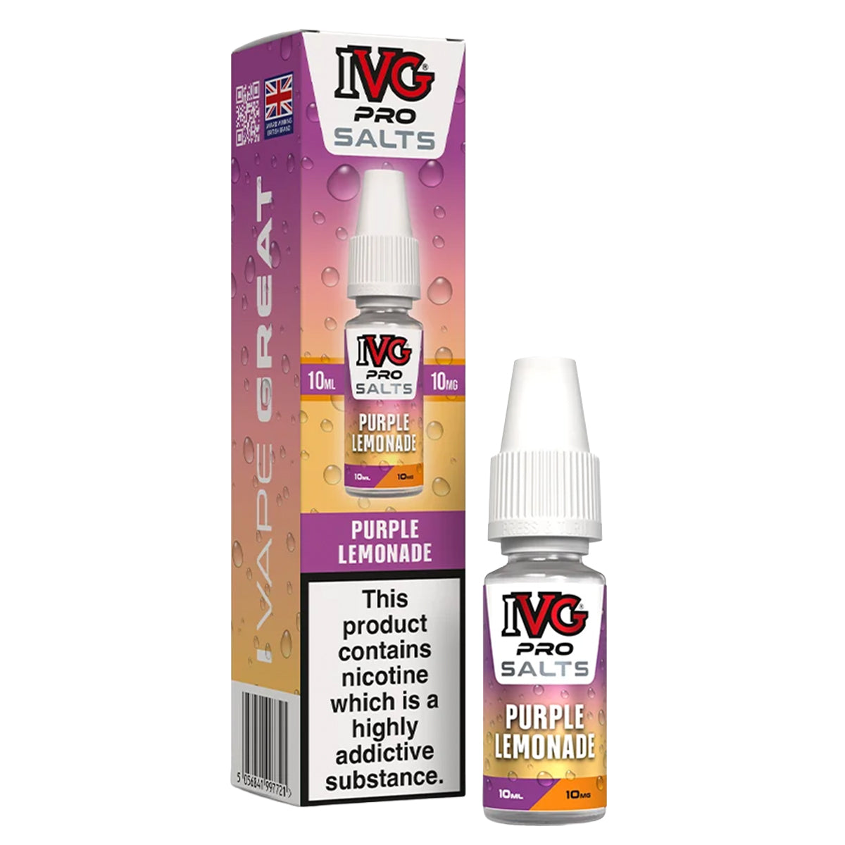 Purple Lemonade 10ml Nic Salt by IVG Pro Salts