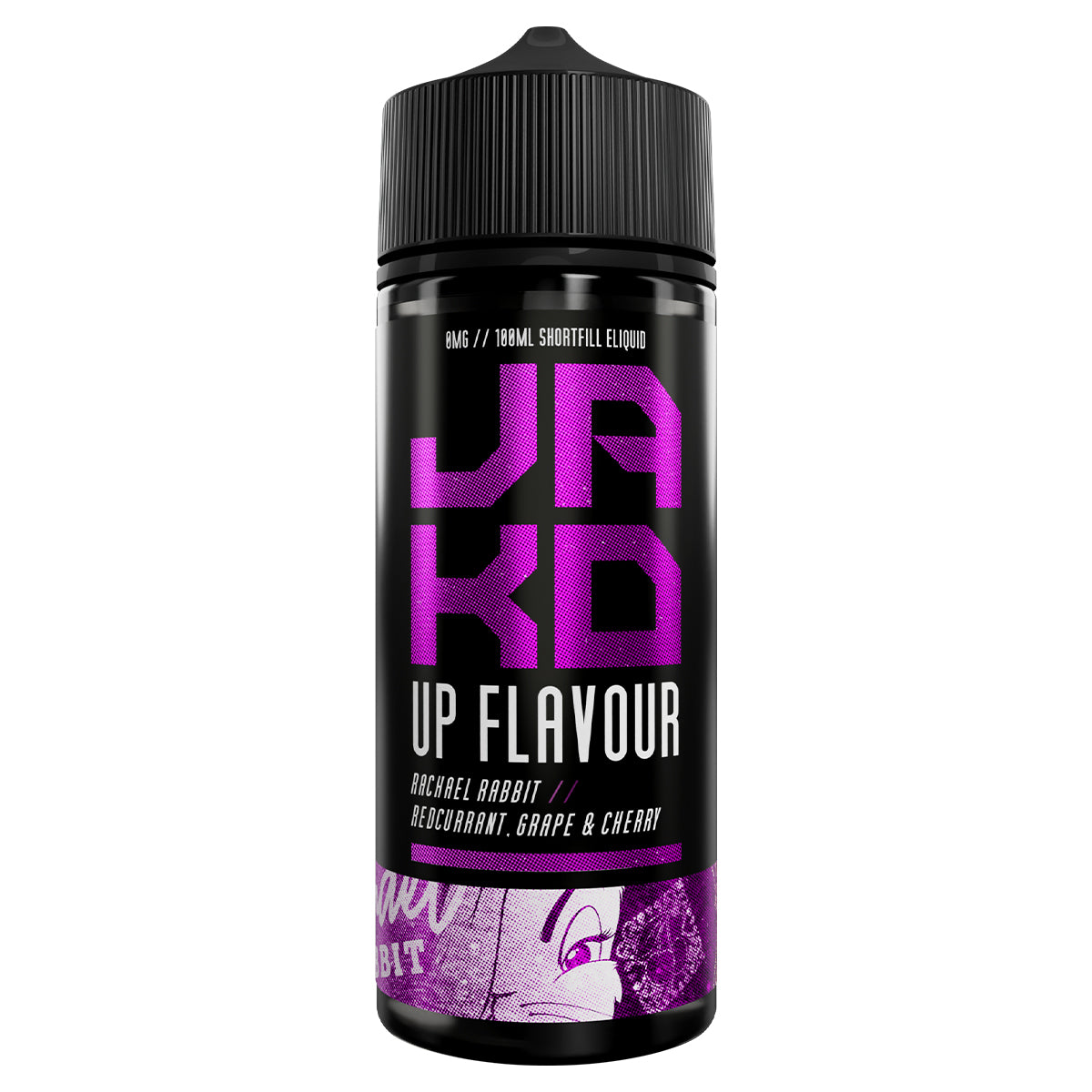 racheal rabbit redcurrant grape cherry 100ml Shortfill vape juice by jakd