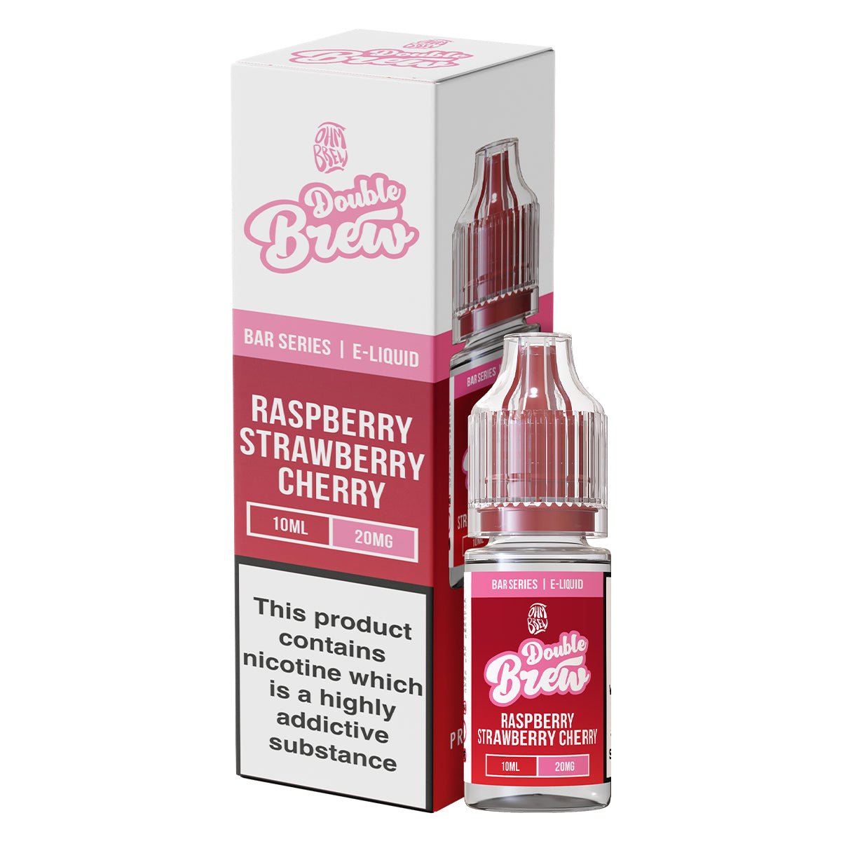 Raspberry Strawberry Cherry Double Brew 10ml Nic Salt By Ohm Brew - Prime Vapes UK
