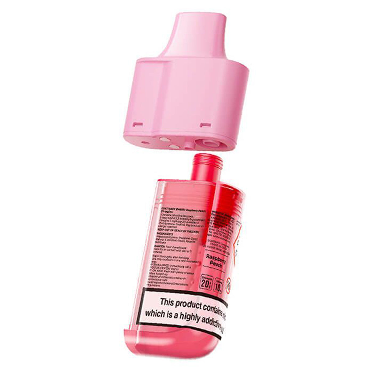 Raspberry Peach BM6000 Prefilled Pod by Lost Mary