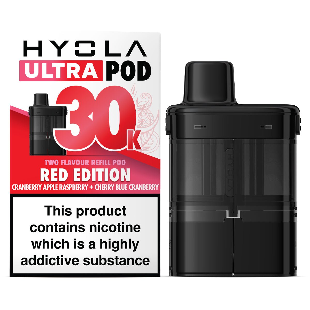 Red Edition Pre - Filled Pods by Hyola Ultra - Prime Vapes UK