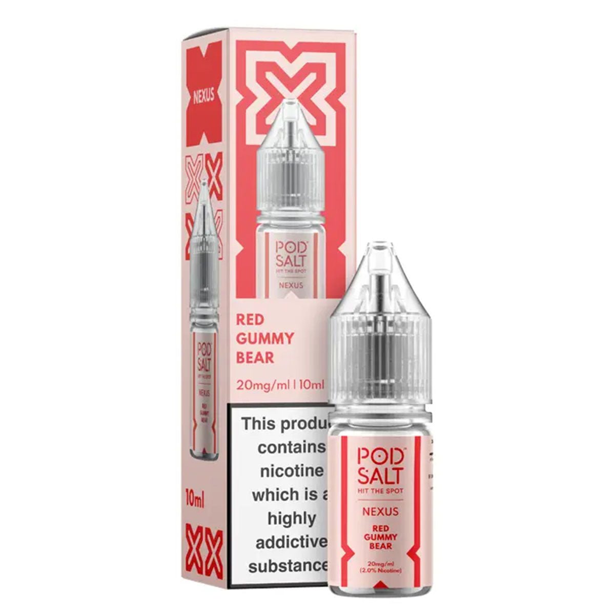 Red Gummy Bear 10ml Nic Salt By Pod Salt Nexus - Prime Vapes UK