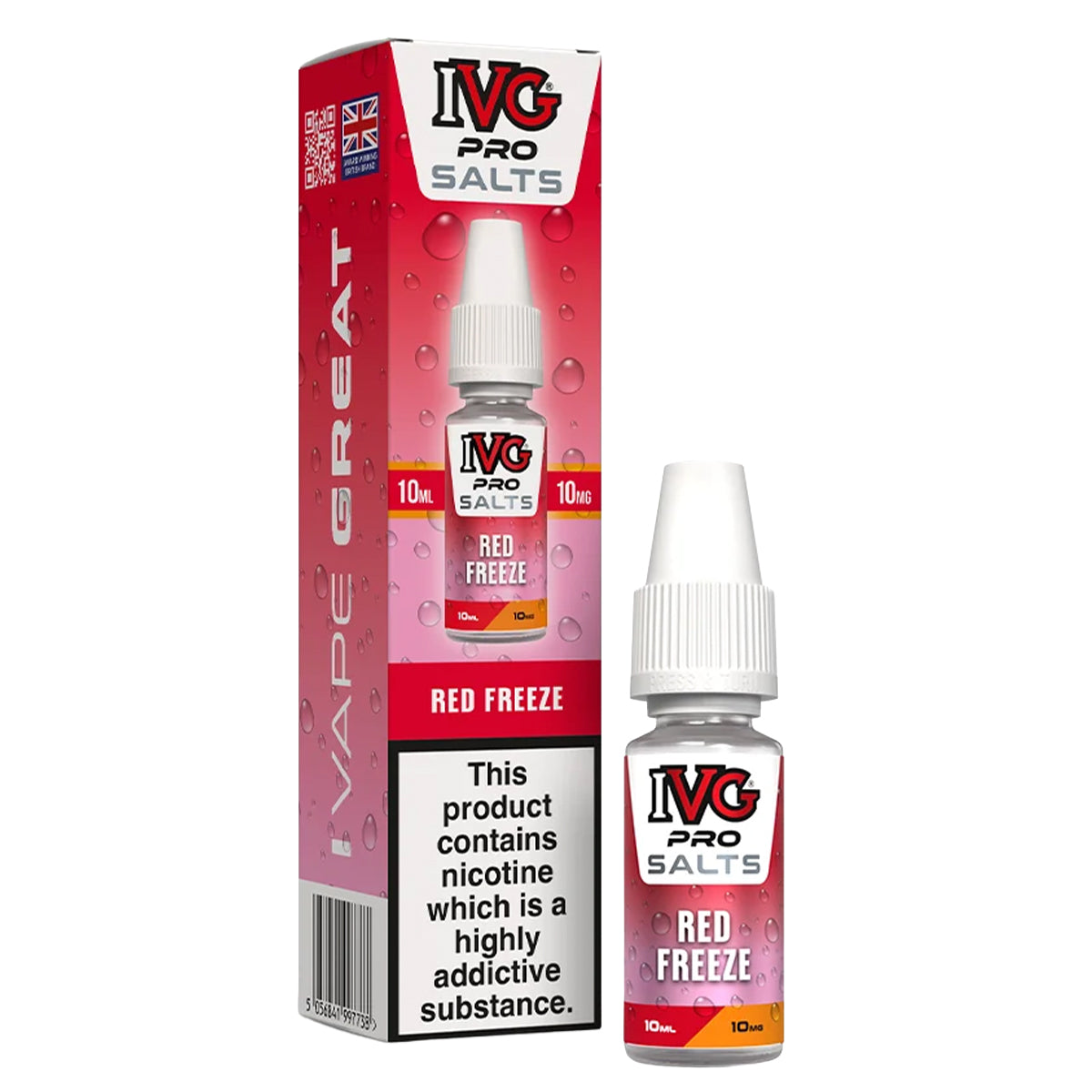 Red Freeze 10ml Nic Salt by IVG Pro Salts