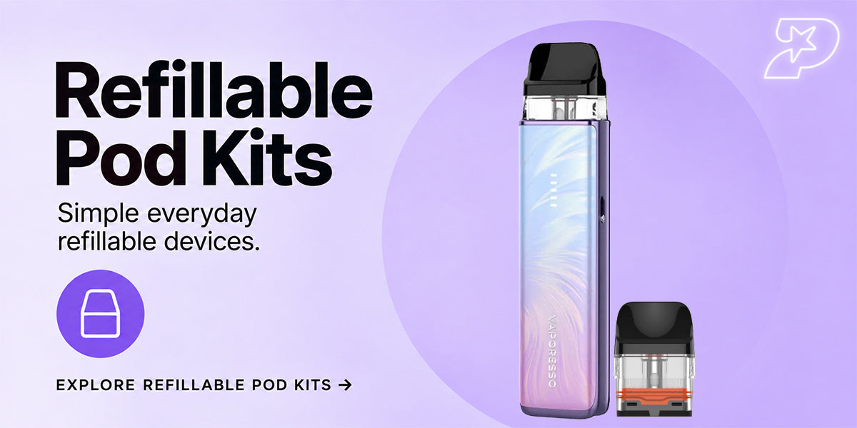 refillable pod kit vapes