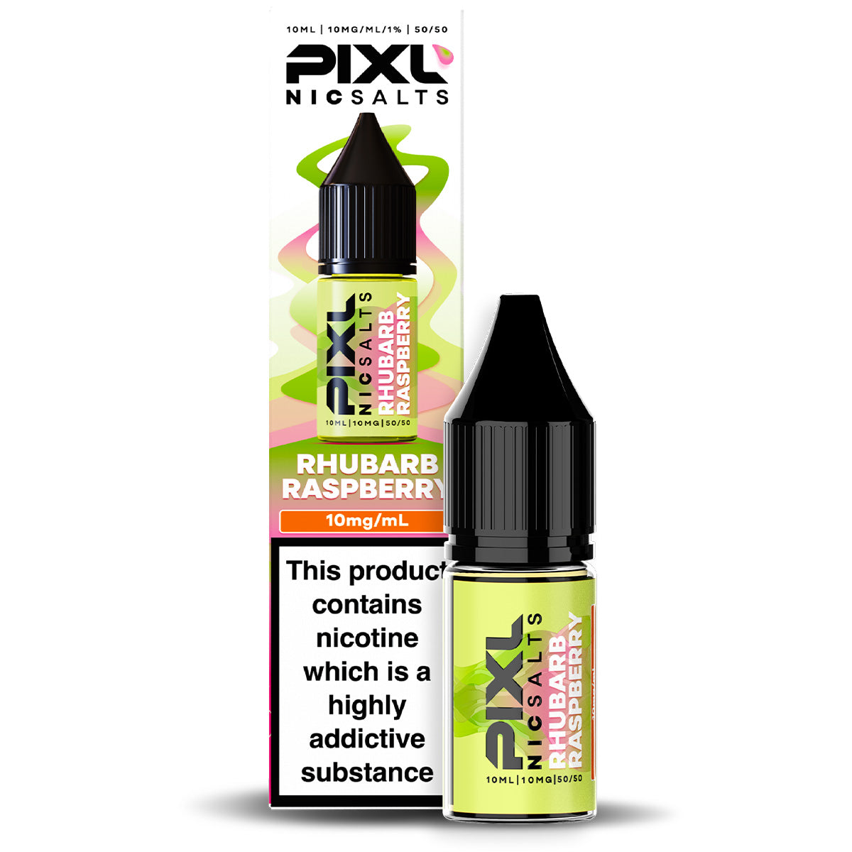 Rhubarb Raspberry 10ml Nic Salt By PIXL Salts