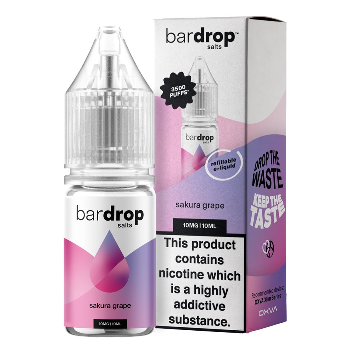 Sakura Grape 10ml Nic Salt By Bar Drop Salts Prime Vapes UK Sakura Grape 10ml Nic Salt By Bar Drop Salts Prime Vapes UK