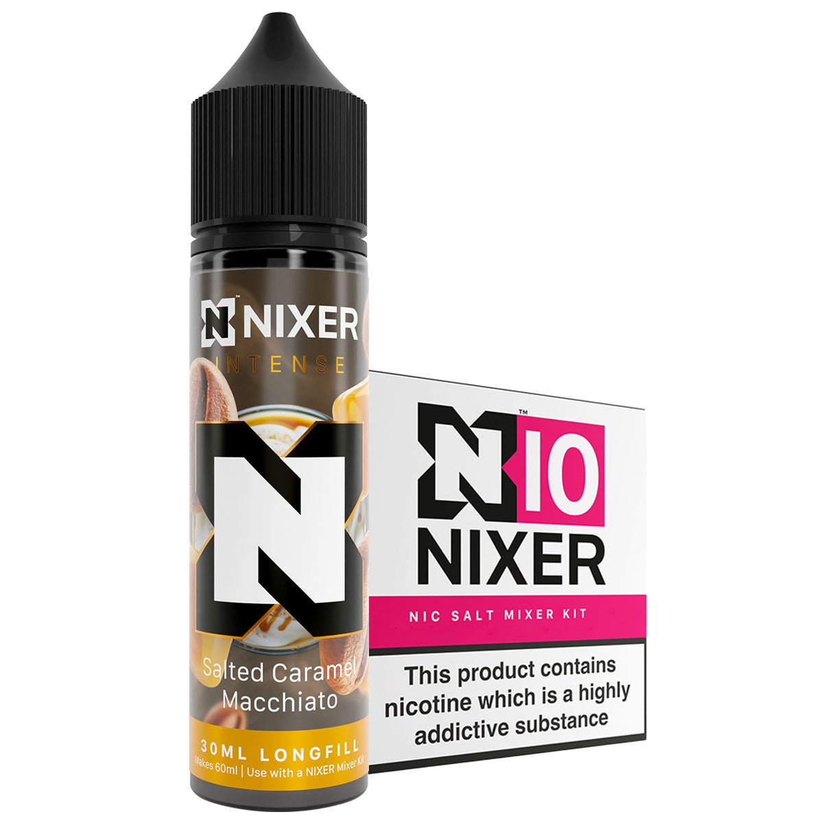 Salted Caramel Macchiato 30ml Longfill Concentrate By Nixer - Prime Vapes UK
