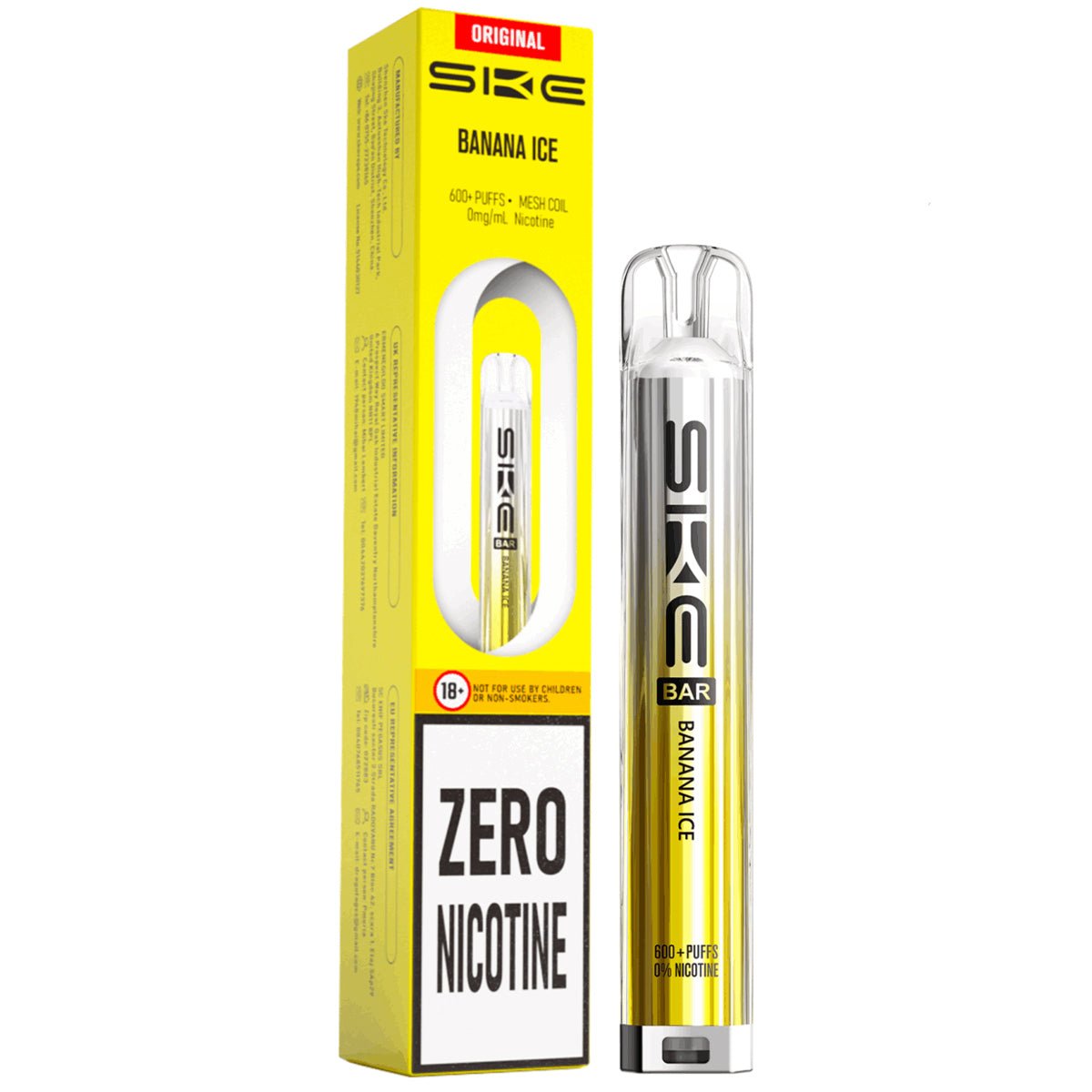 SKE 600 Zero Nicotine Pre - Filled Pod Kit - Prime Vapes UK