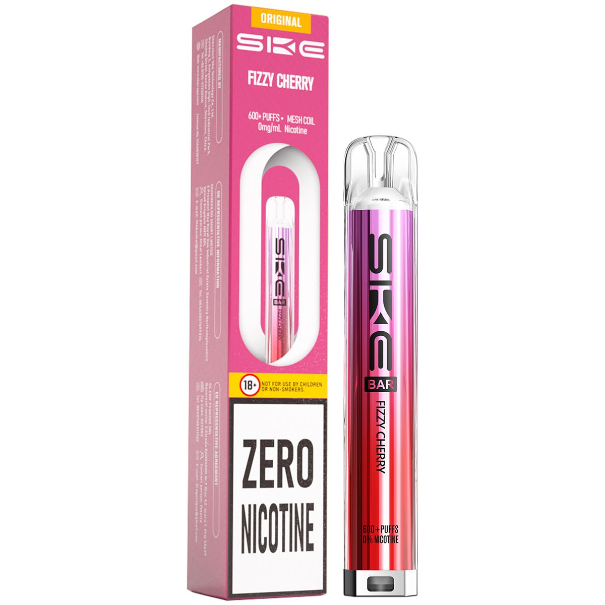 SKE 600 Zero Nicotine Pre - Filled Pod Kit - Prime Vapes UK