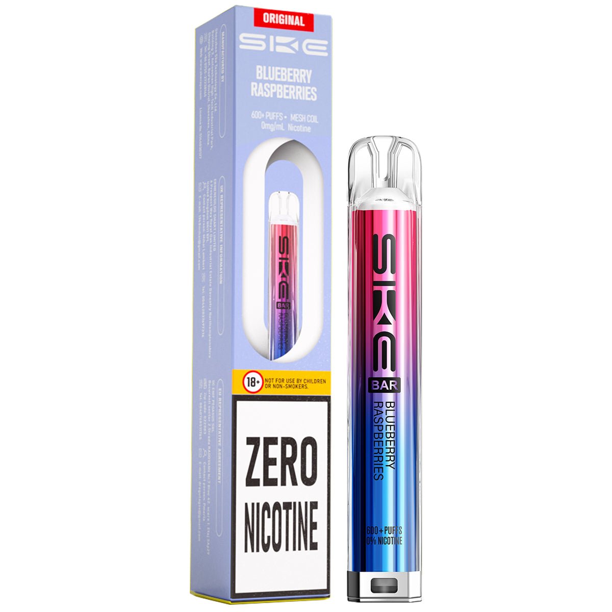 SKE 600 Zero Nicotine Pre - Filled Pod Kit - Prime Vapes UK