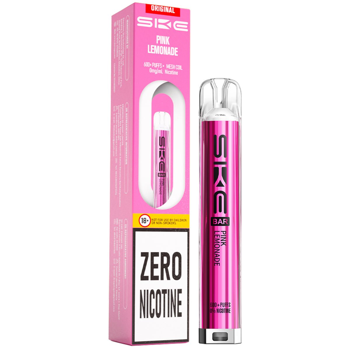 SKE 600 Zero Nicotine Pre - Filled Pod Kit - Prime Vapes UK