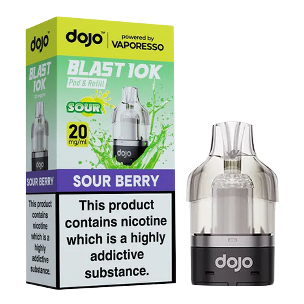 Sour Berry Dojo Blast 10K Pre - filled Pod by Vaporesso - Prime Vapes UK
