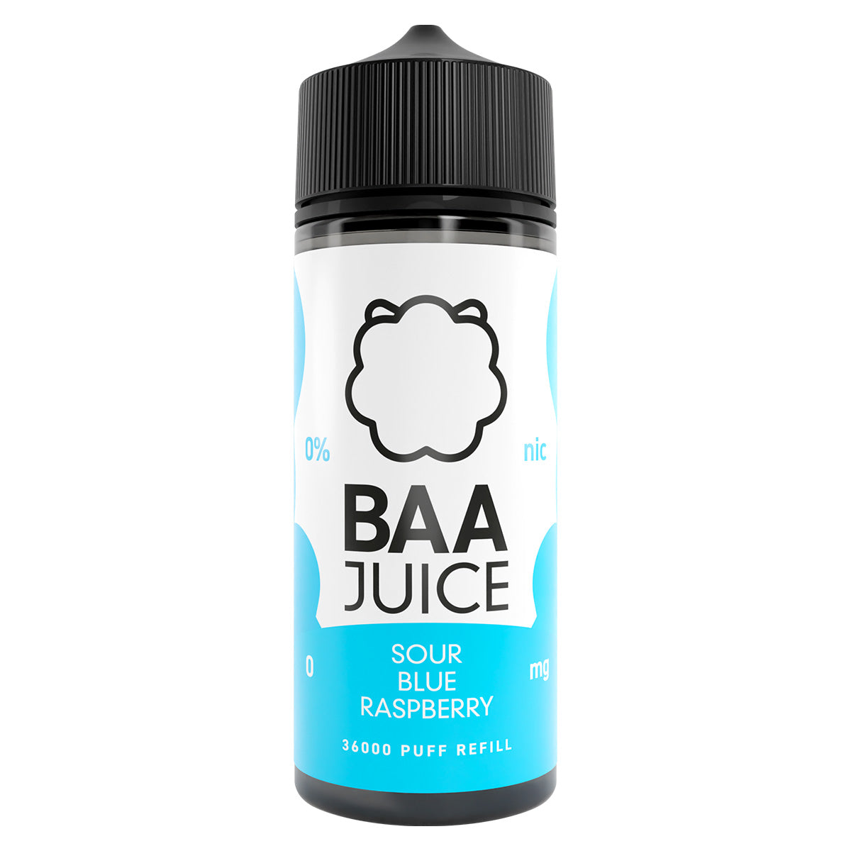 sour blue raspberry 100ml vape juice by baa juice - prime vapes uk