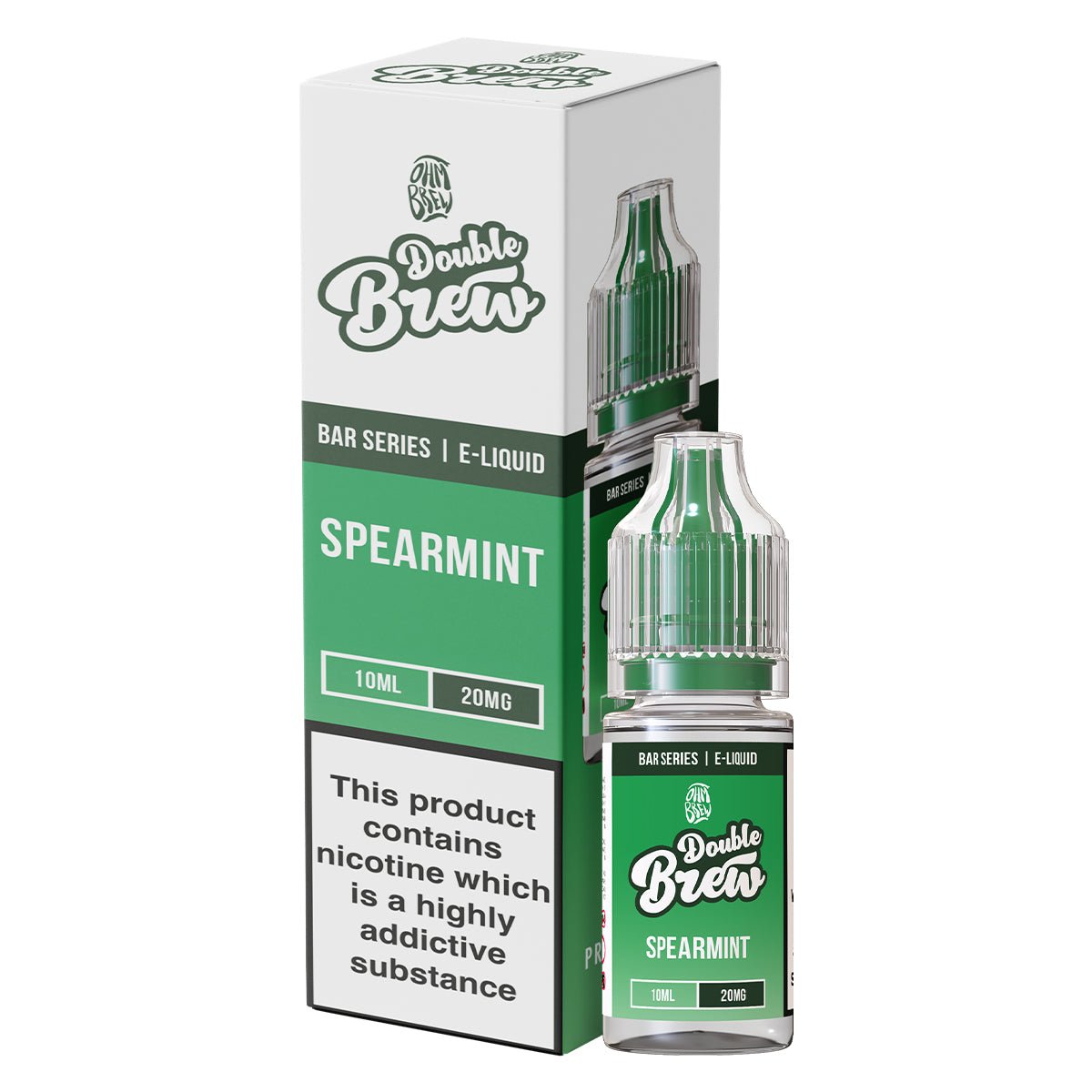 Spearmint Double Brew 10ml Nic Salt By Ohm Brew - Prime Vapes UK