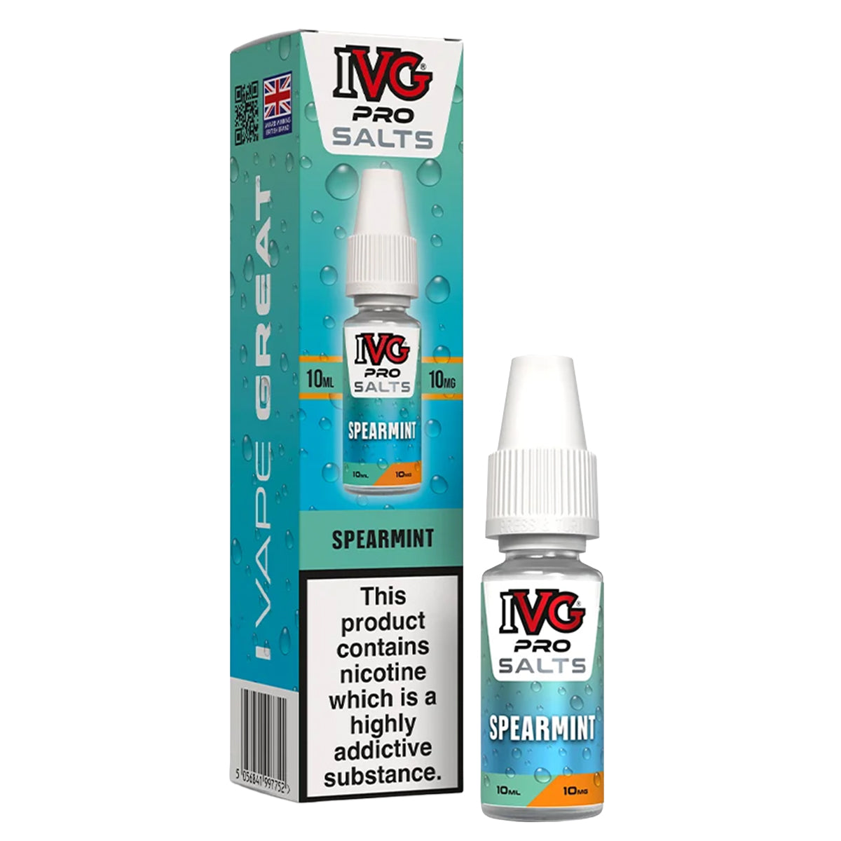 Spearmint 10ml Nic Salt by IVG Pro Salts