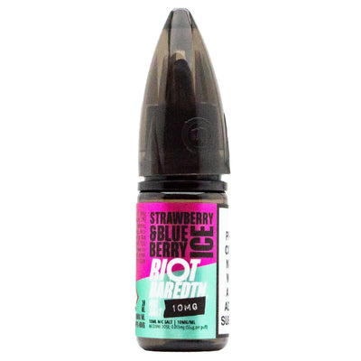 Strawberry & Blueberry Ice BAR EDTN 10ml Nic Salt By Riot Squad
