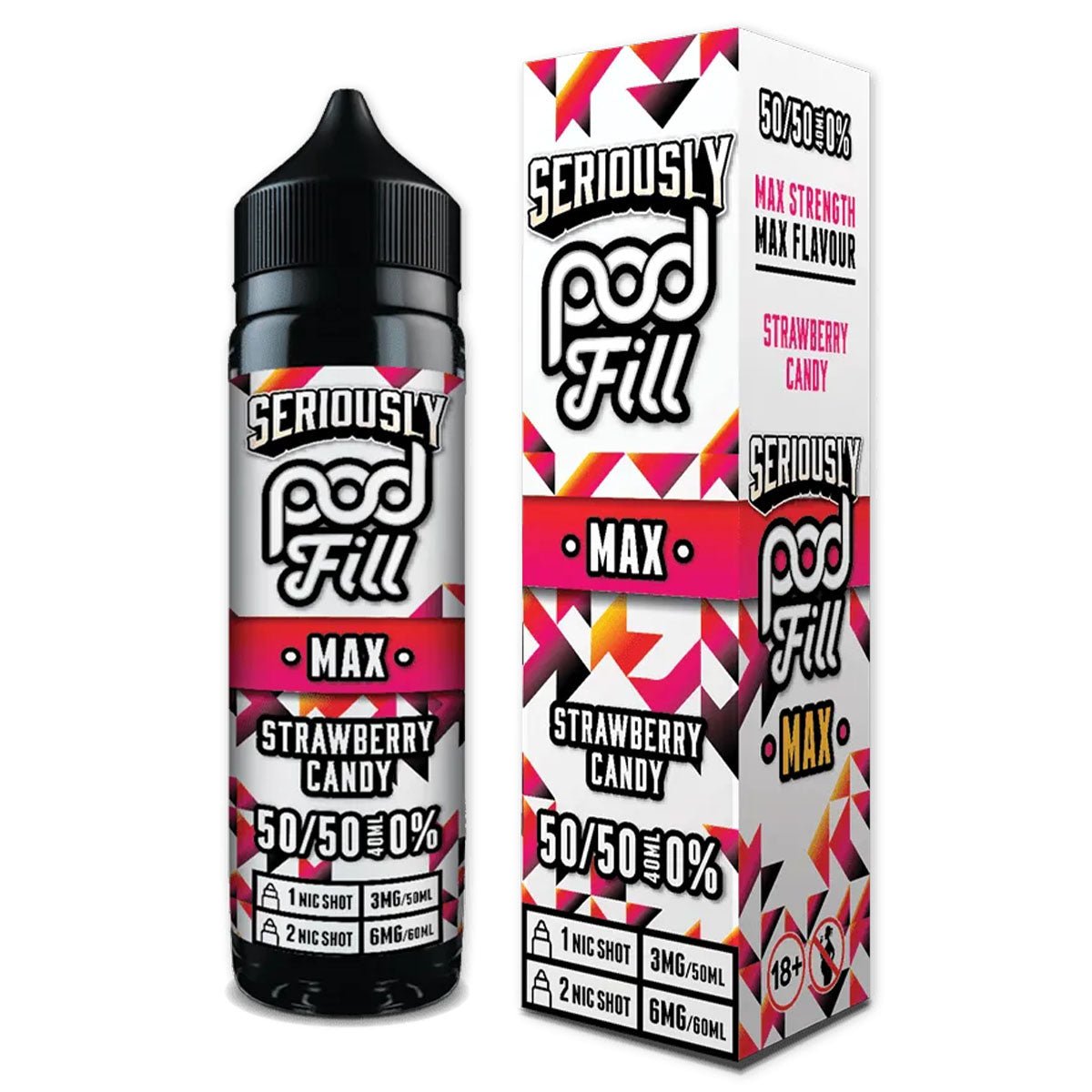 Strawberry Candy 40ml Longfill Concentrate By Seriously Pod Fill Max - Prime Vapes UK