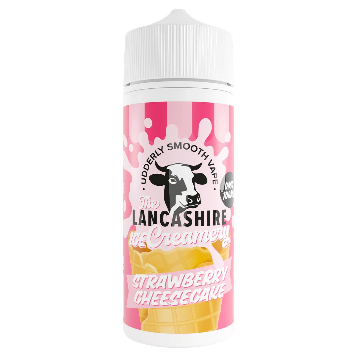 Strawberry Cheesecake 100ml Shortfill By The Lancashire Ice Creamery - Prime Vapes UK