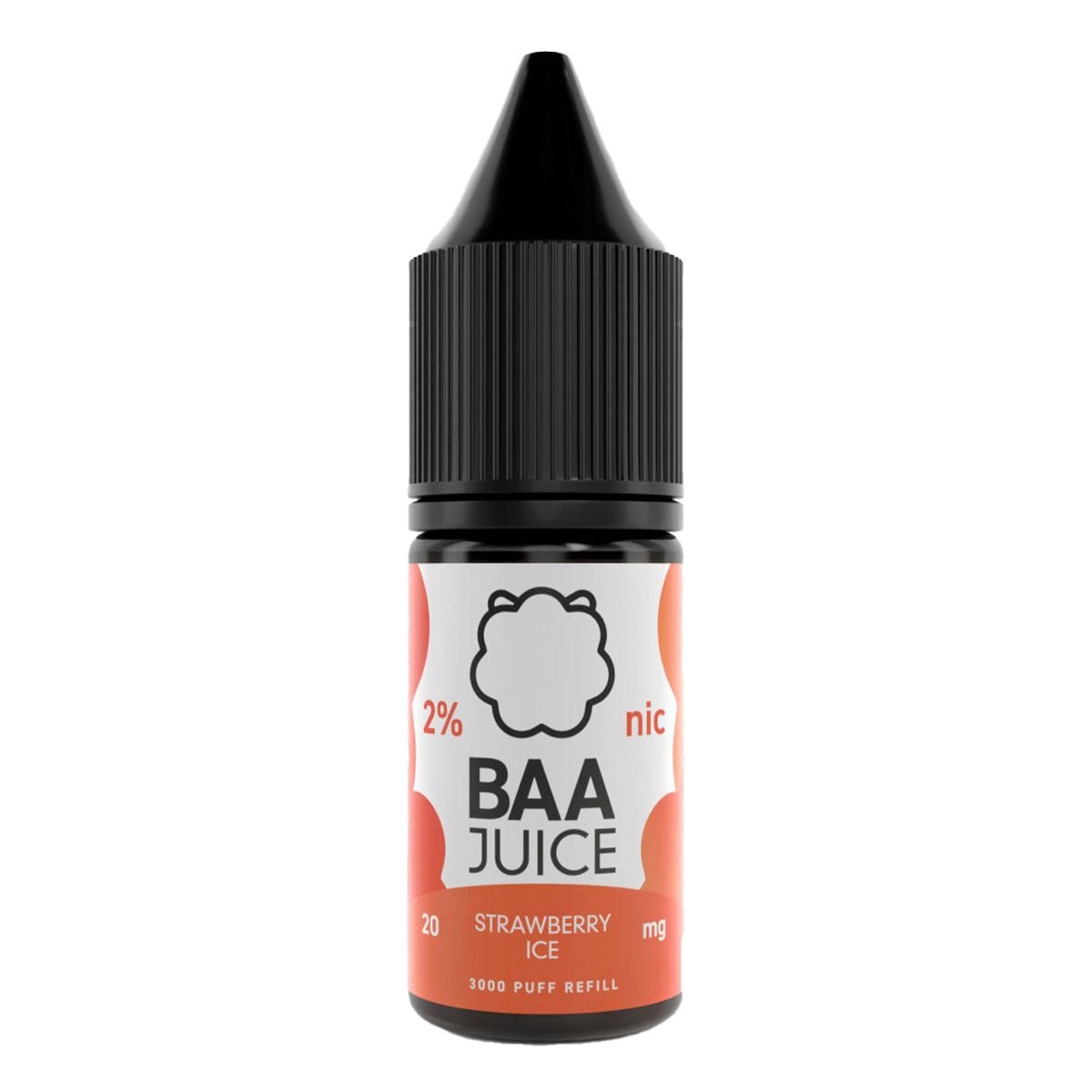 Strawberry Ice 10ml Nic Salt E-liquid By Baa Juice - Prime Vapes UK