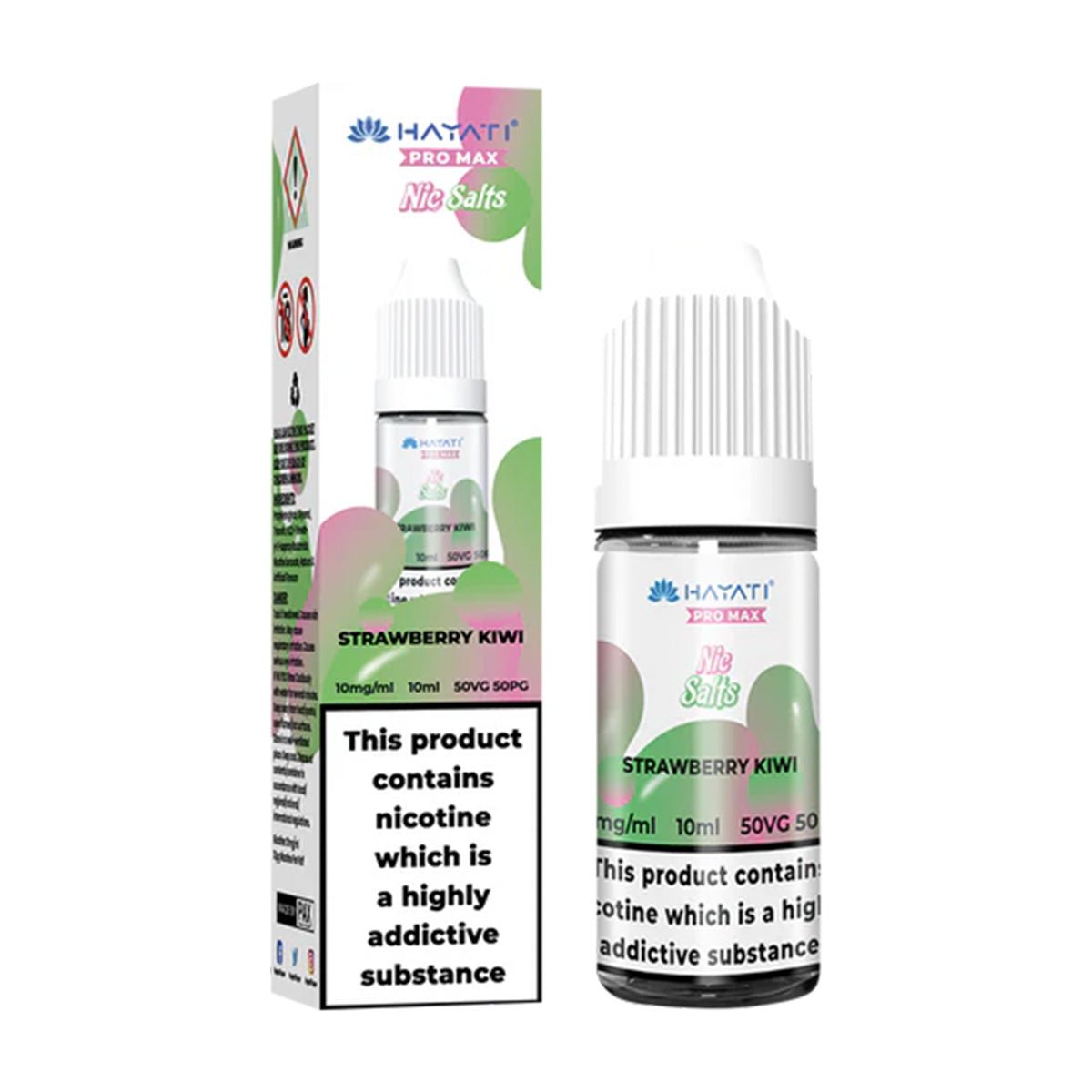 Strawberry Kiwi 10ml Nic Salt By Hayati - Prime Vapes UK