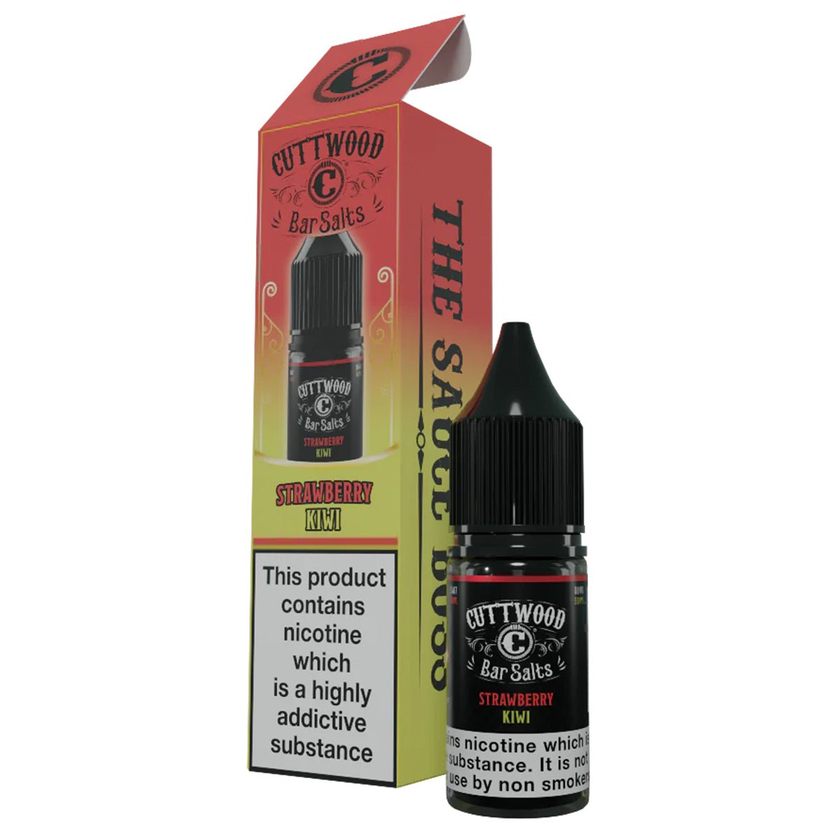 Strawberry Kiwi 10ml Nic Salt E-liquid By Cuttwood Bar Salts - Prime Vapes UK