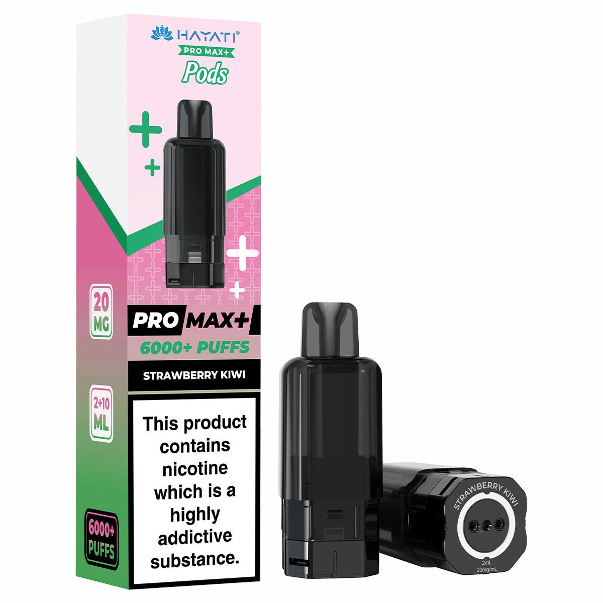 Strawberry Kiwi Pro Max Plus 6k Prefilled Pod by Hayati - Prime Vapes UK