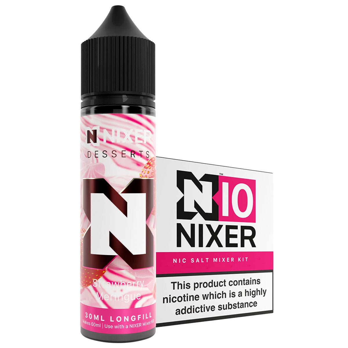 Strawberry Meringue 30ml Longfill Concentrate By Nixer - Prime Vapes UK