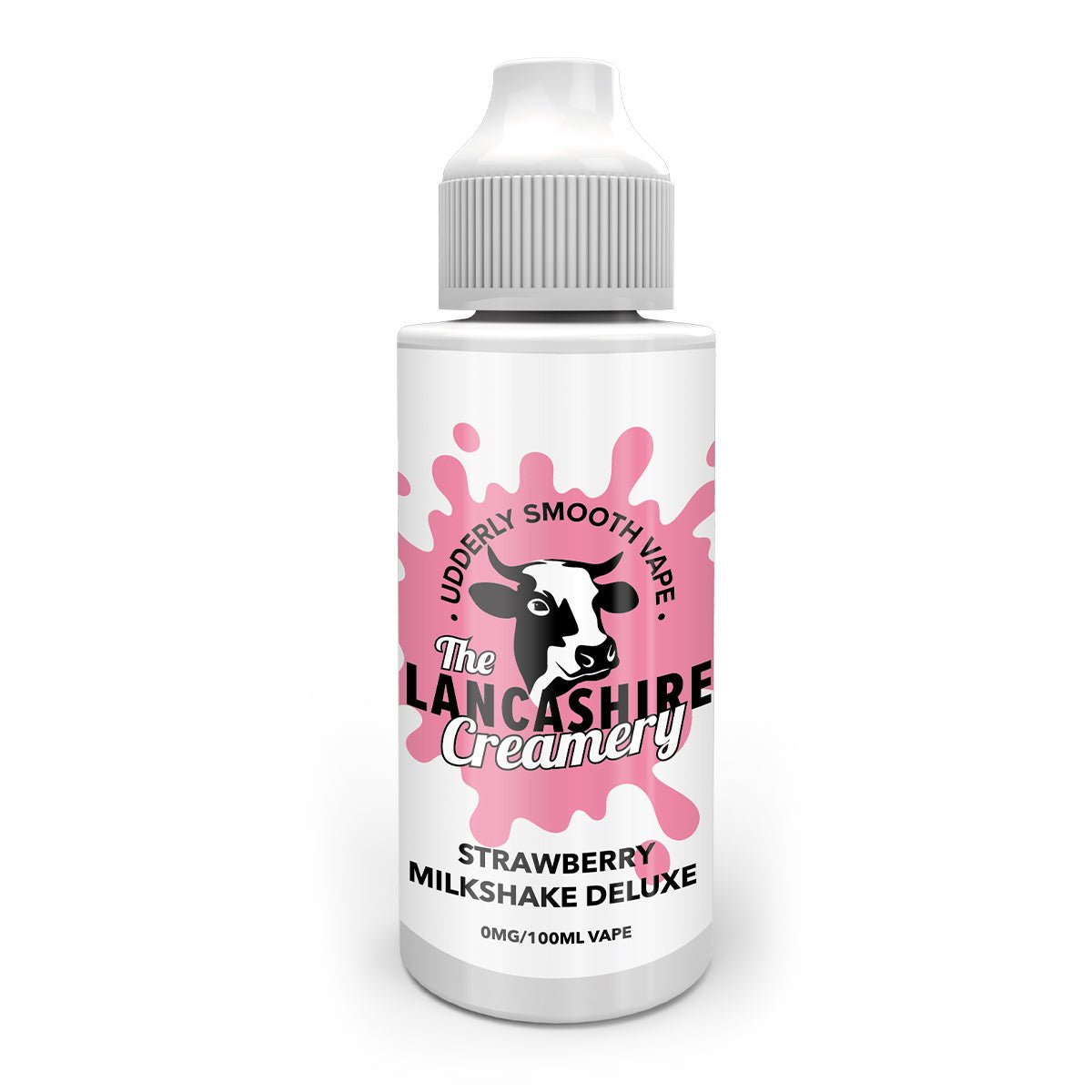 Strawberry Milkshake Deluxe 100ml Shortfill By The Lancashire Creamery - Prime Vapes UK