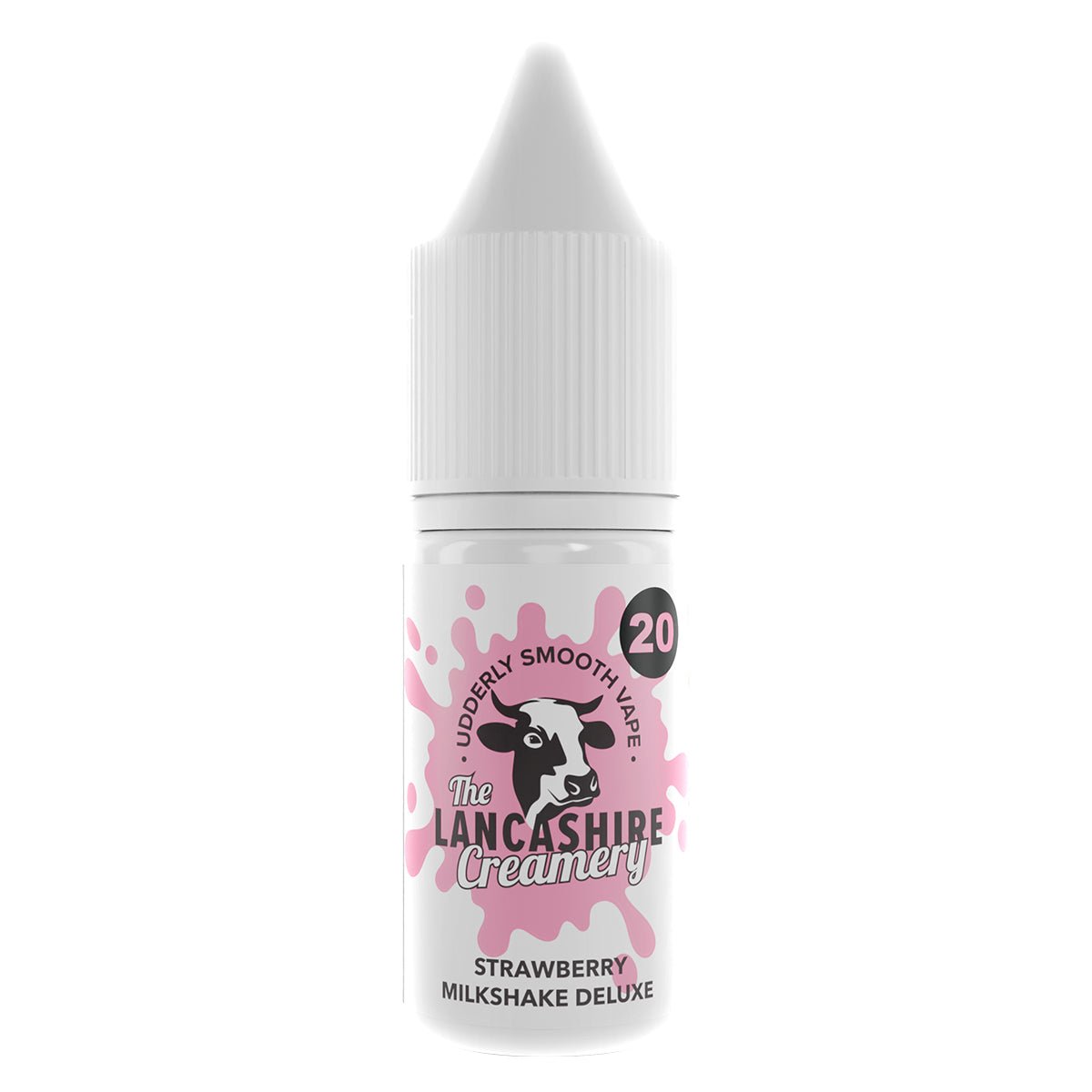 Strawberry Milkshake Deluxe 10ml Nic Salt By The Lancashire Creamery - Prime Vapes UK