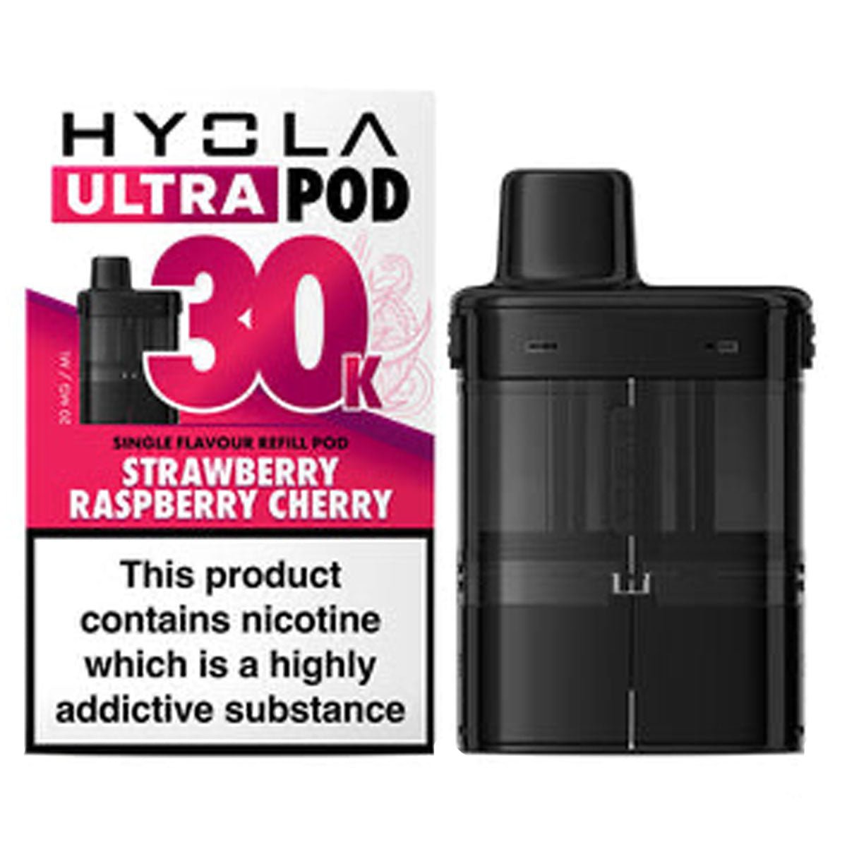 Strawberry Raspberry Cherry Pre - Filled Pods by Hyola Ultra - Prime Vapes UK