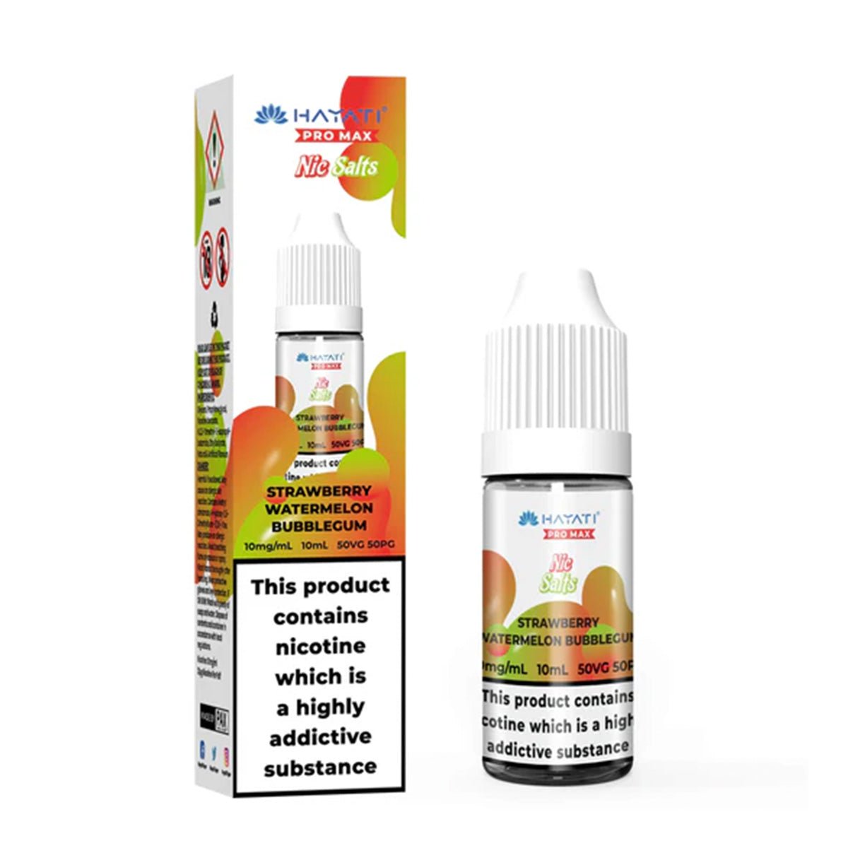 Strawberry Watermelon Bubblegum 10ml Nic Salt By Hayati - Prime Vapes UK