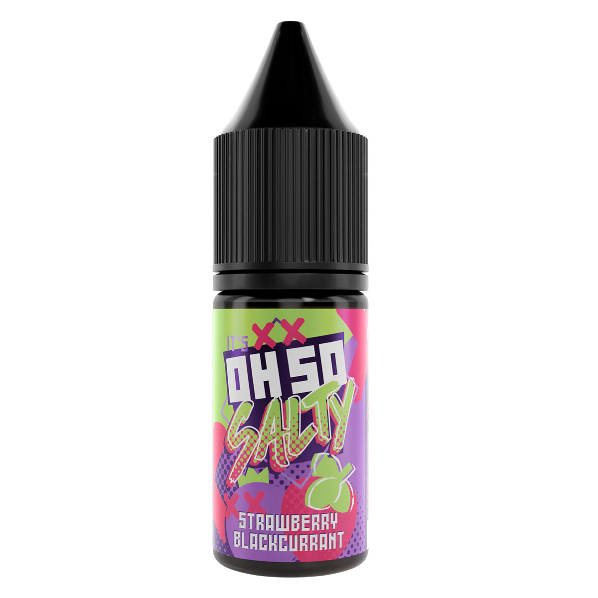 strawberry blackcurrant oh so salty 10ml nic salt vape juice
