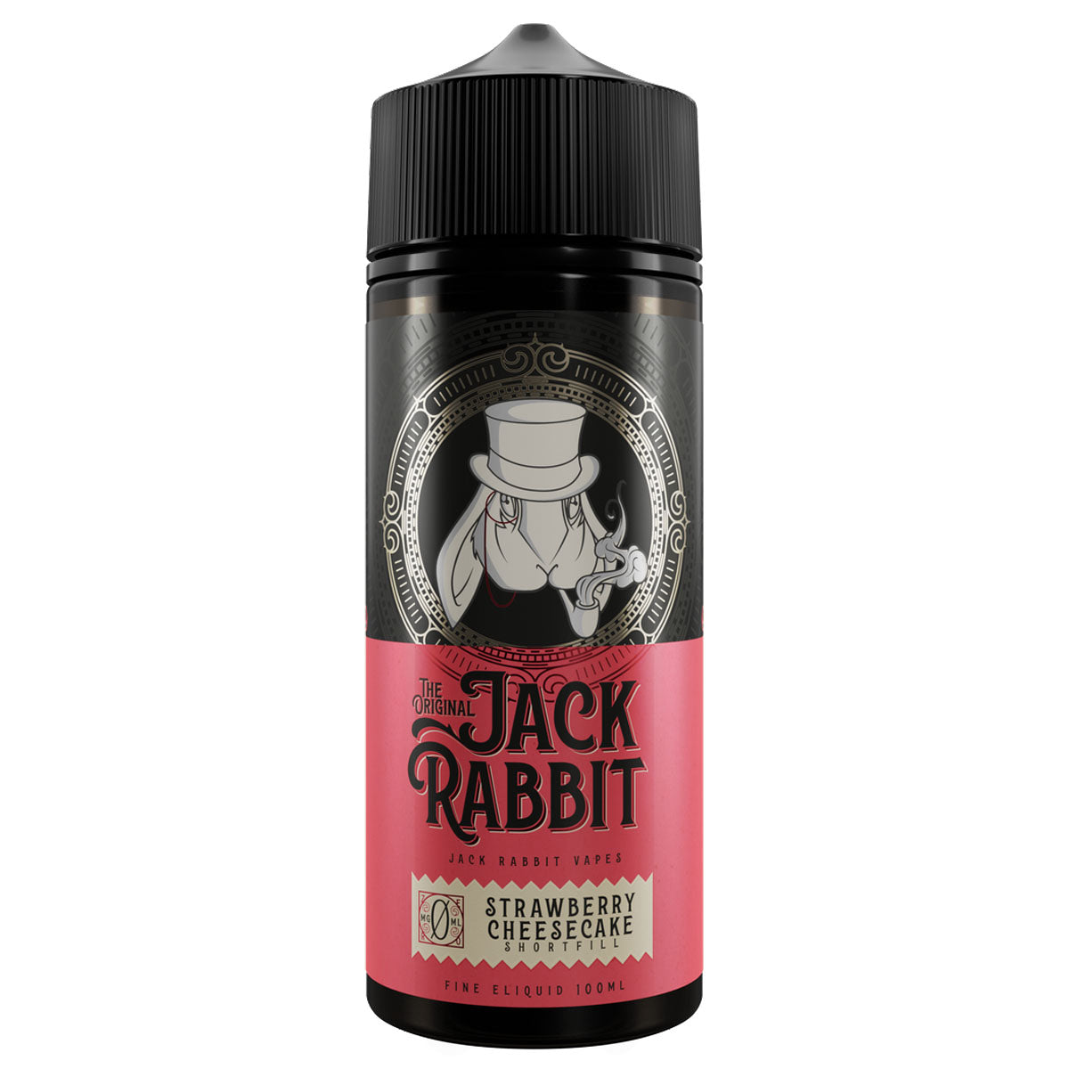 strawberry cheesecake 100ml shortfill by jack rabbit