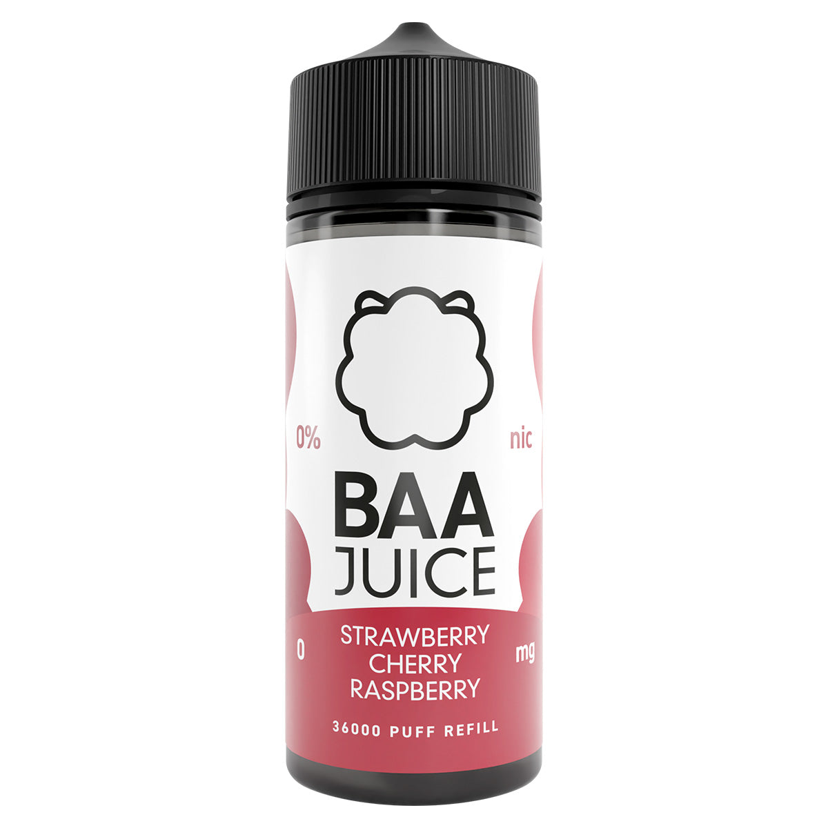 strawberry cherry raspberry 100ml vape juice by baa juice - prime vapes uk