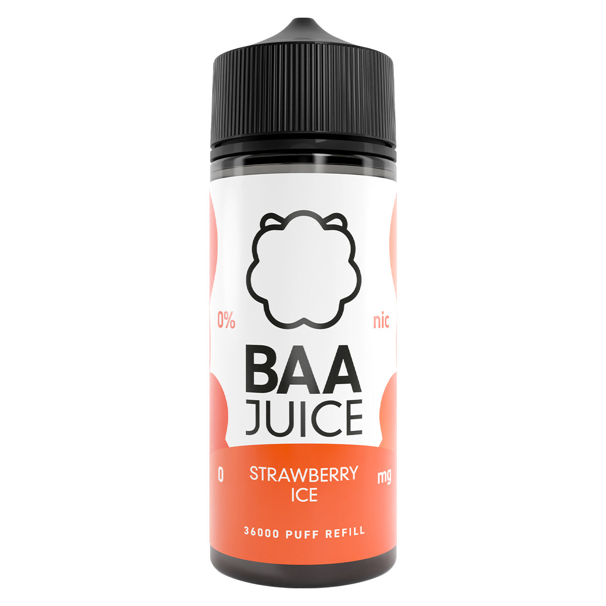 strawberry ice 100ml vape juice by baa juice - prime vapes uk