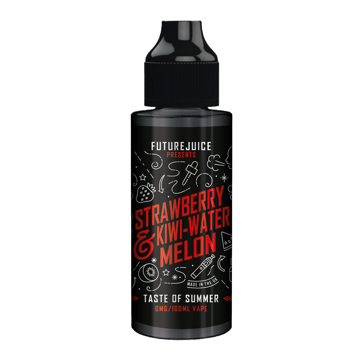 strawberry kiwi watermelon future juice 100ml shortfill e liquid