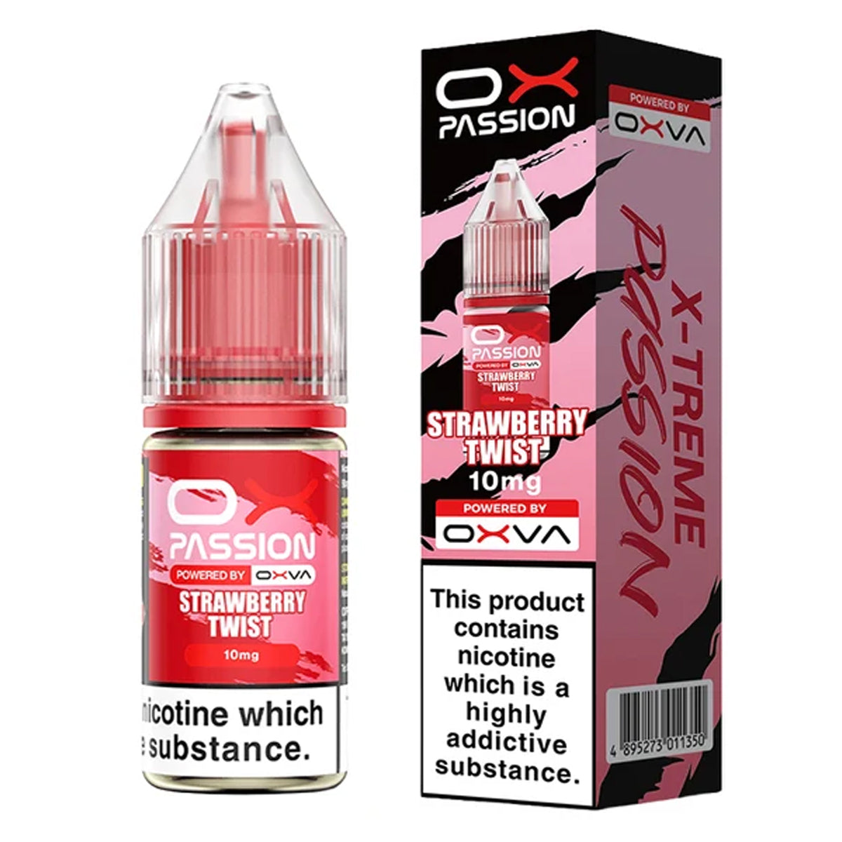 Strawberry Twist 10ml Nic Salt by OX Passion
