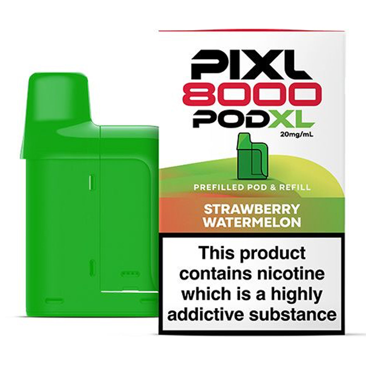 Strawberry Watermelon Prefilled Pod by PIXL 8000