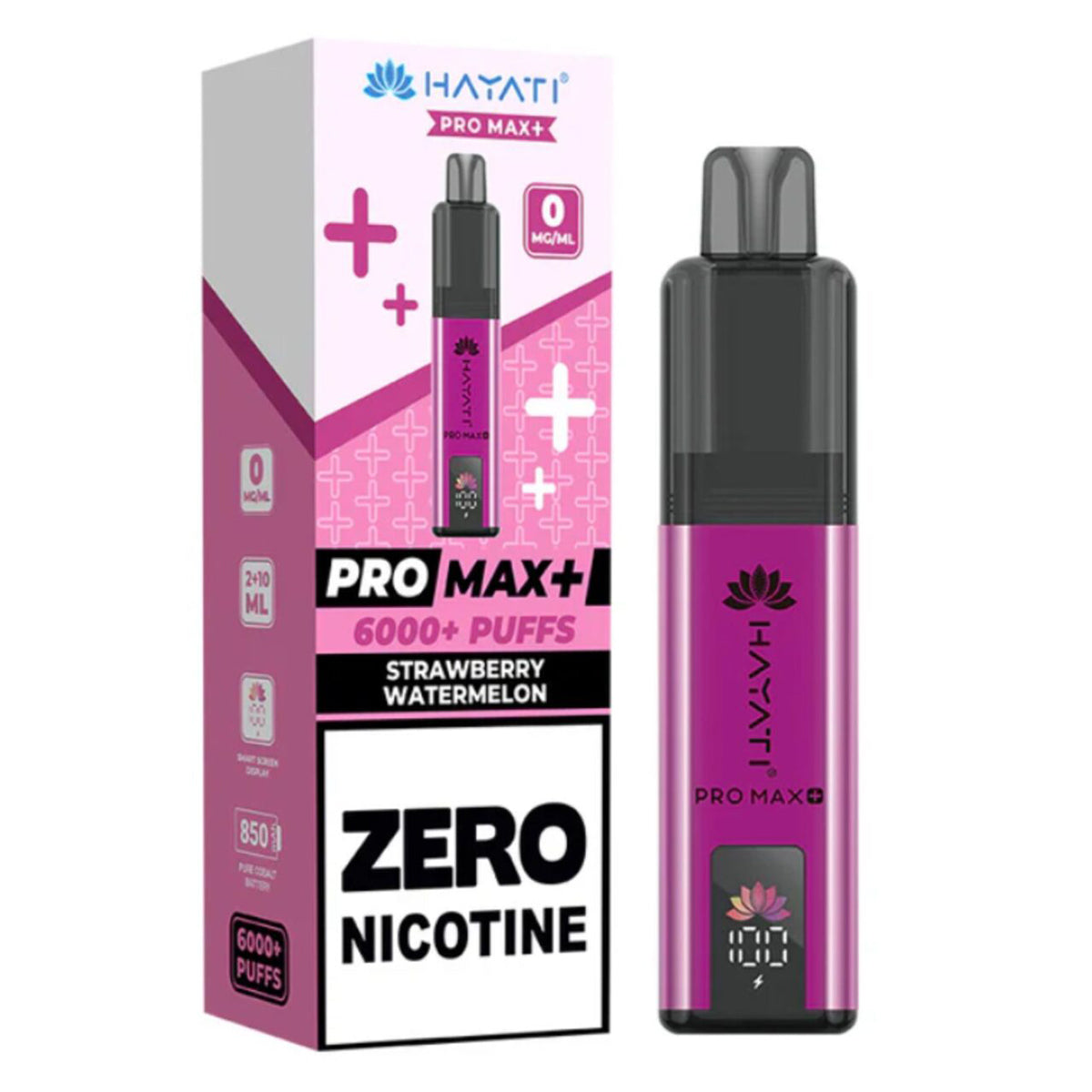 strawberry watermelon hayati 6k plus 0mg zero nicotine vapes - Prime Vapes UK Vape shop