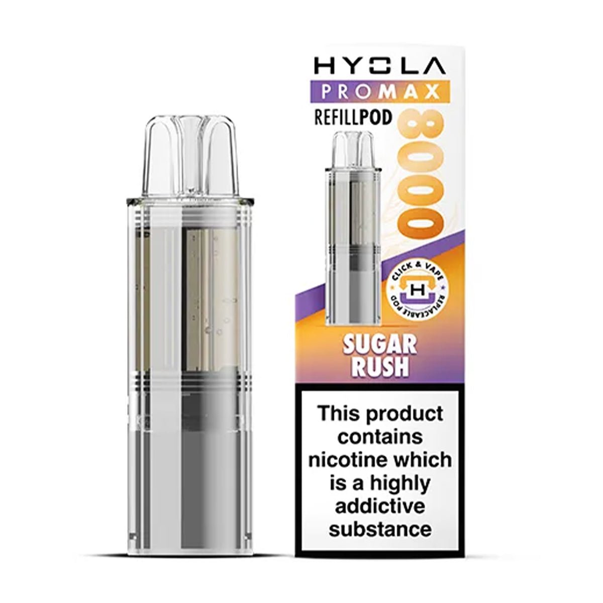 Sugar Rush Pro Max 8000 Prefilled Pod by Hyola - Prime Vapes UK